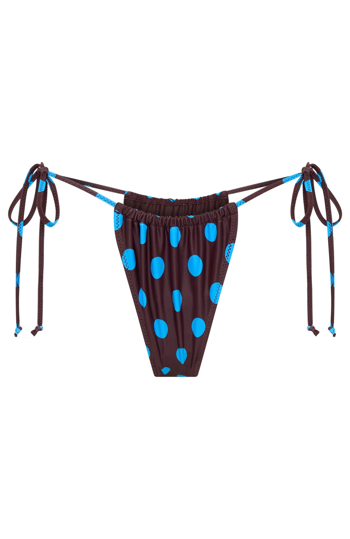 Rule Breaker Bottoms Cocoa Blue Polka Dot - Image 6