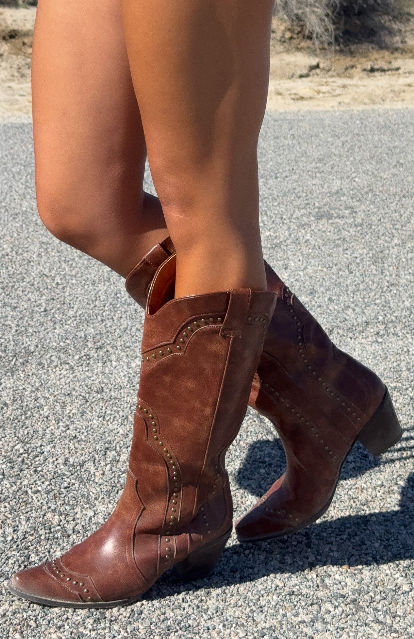 Sadie Cowbody Boots Vintage Chocolate - Image 7