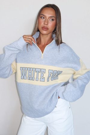 Show Yourself Zip Front Sweater Dark Grey Marle