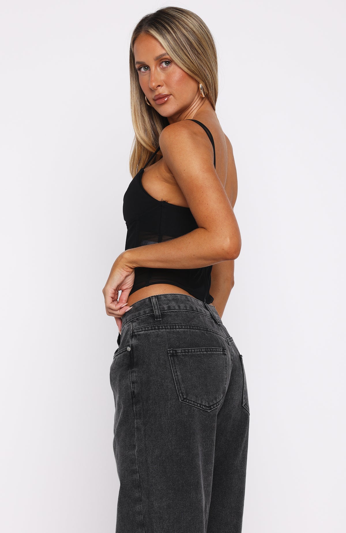 Sighed And Survived Bustier Black - Image 4