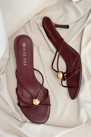 Sinclair Heels Burgundy