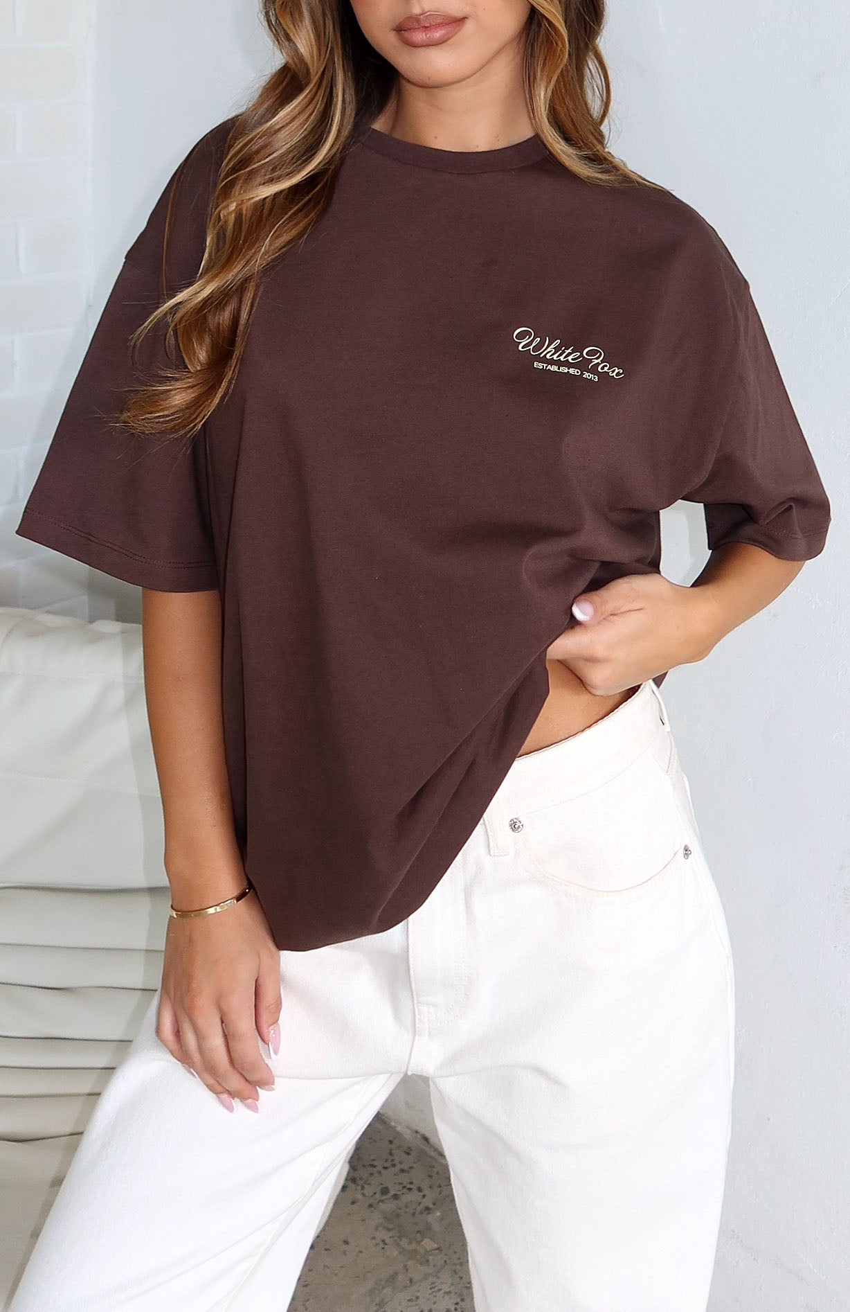 Slow Burner Oversized Tee Chocolate - Image 6
