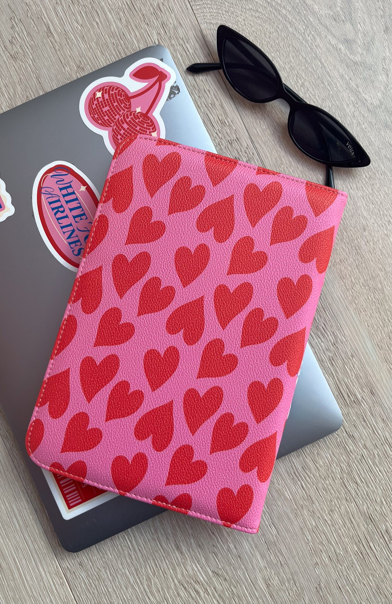 Speckles A5 Notebook Pink Hearts - Image 2