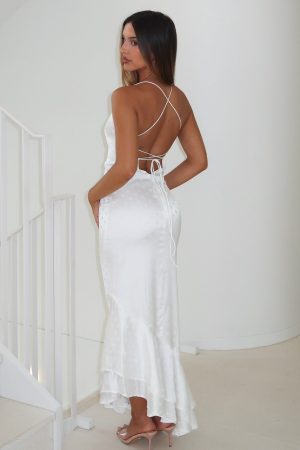 Starlit Skies Maxi Dress Off White