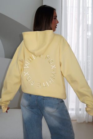 Stay Lifted Oversized Hoodie Lemon