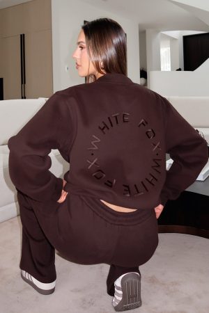 Stay Lifted Oversized Sweater Bitter Chocolate
