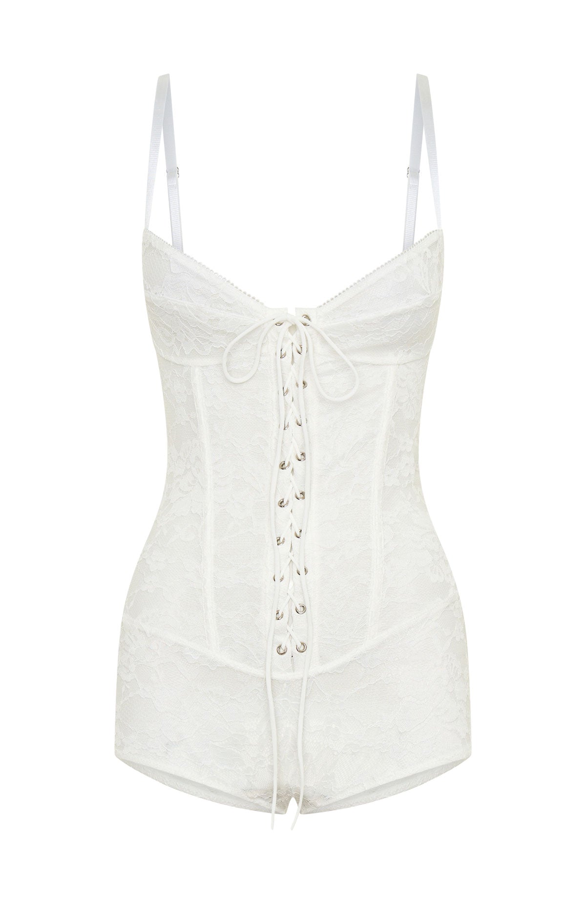 Stepped Out Playsuit White - Image 11
