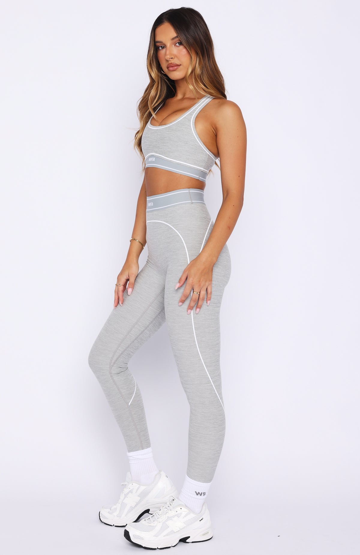 Challenge Leggings Grey Marle - Image 3