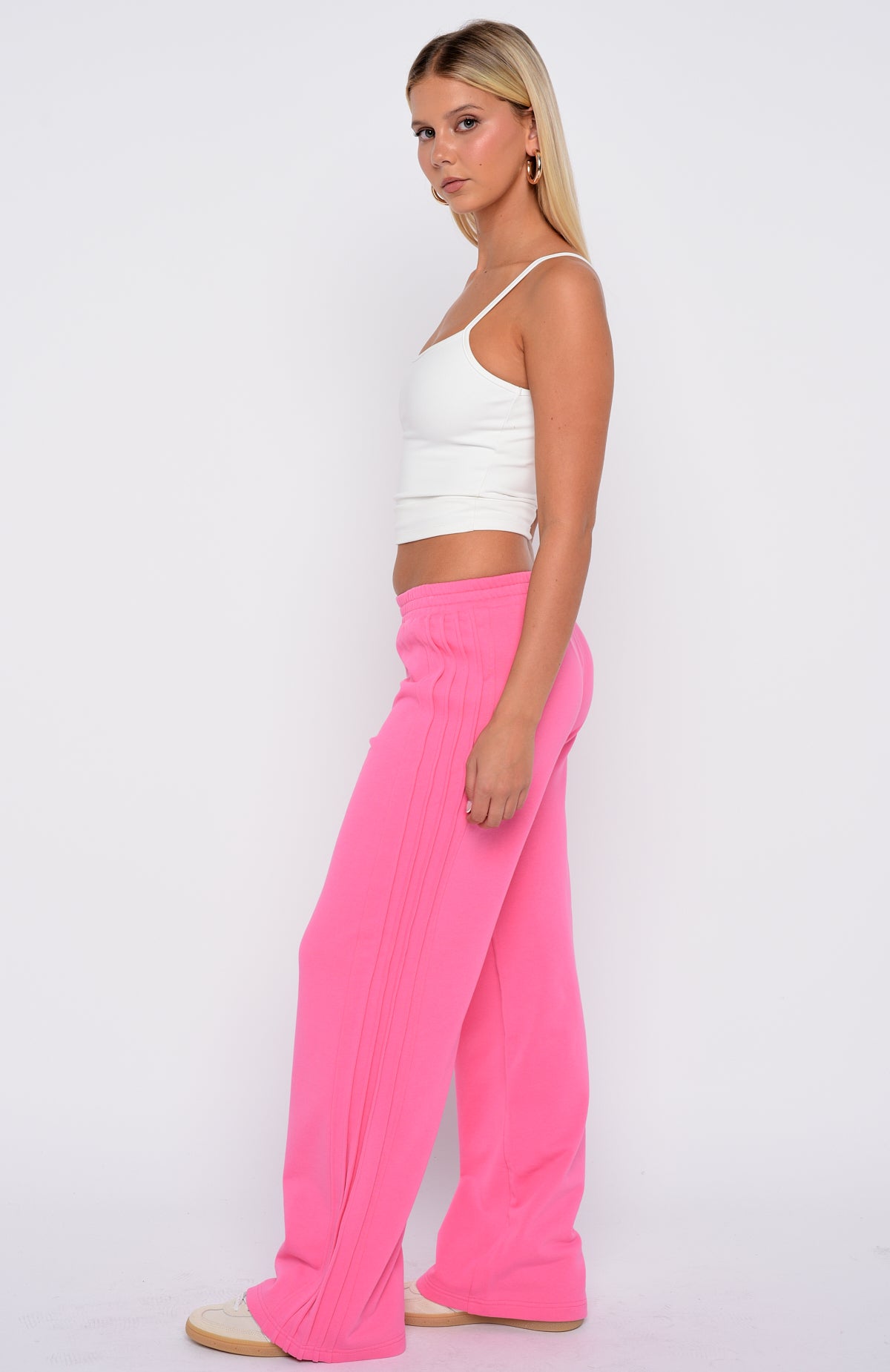Stuck In The City Track Pants Hot Pink - Image 4