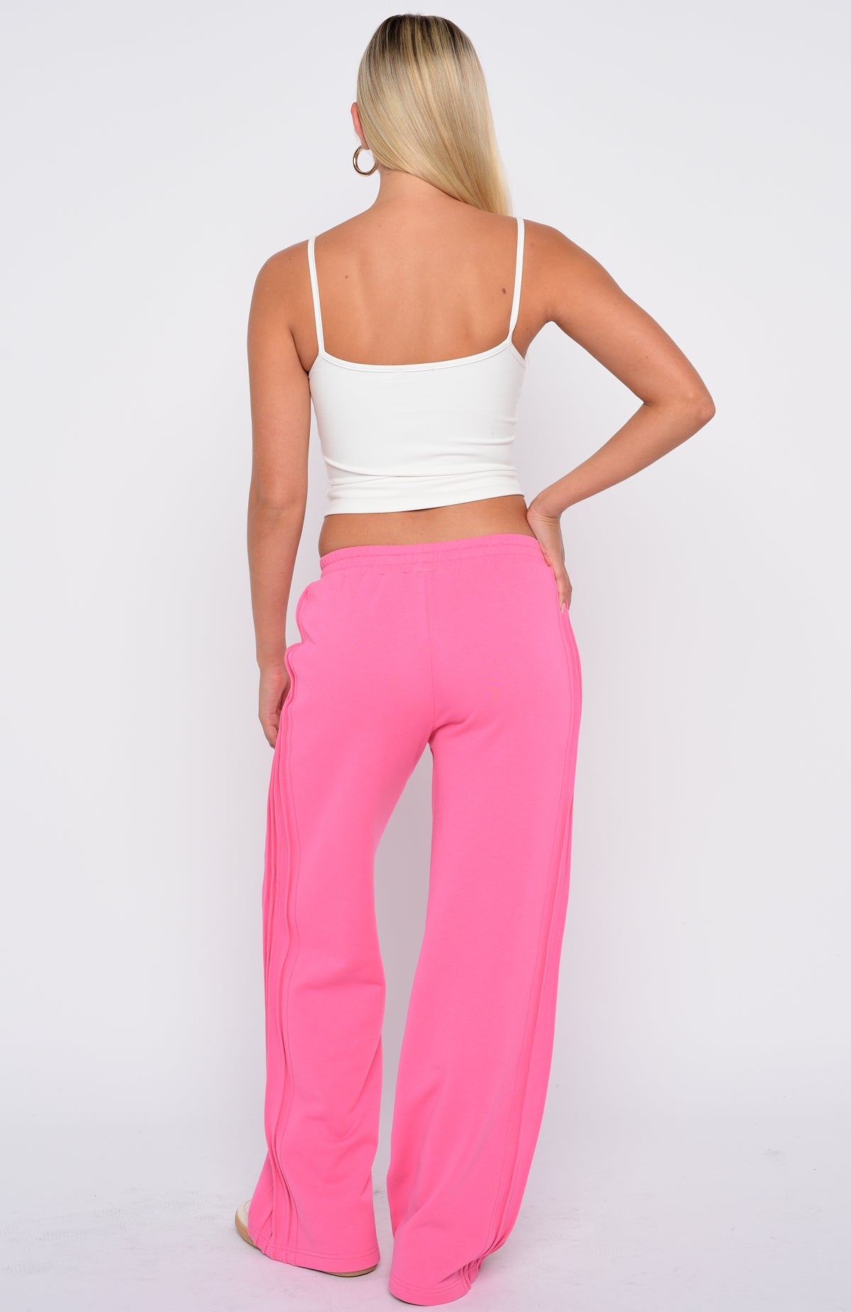 Stuck In The City Track Pants Hot Pink - Image 5