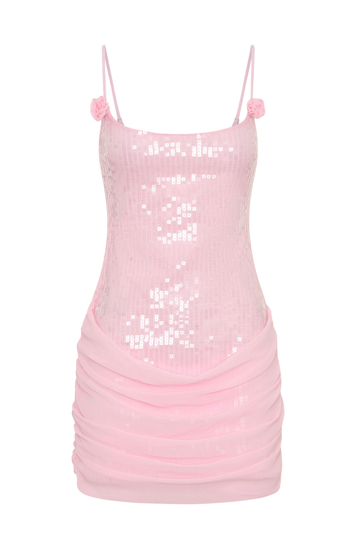 Studio Starlet Sequin Mini Dress Baby Pink - Image 6