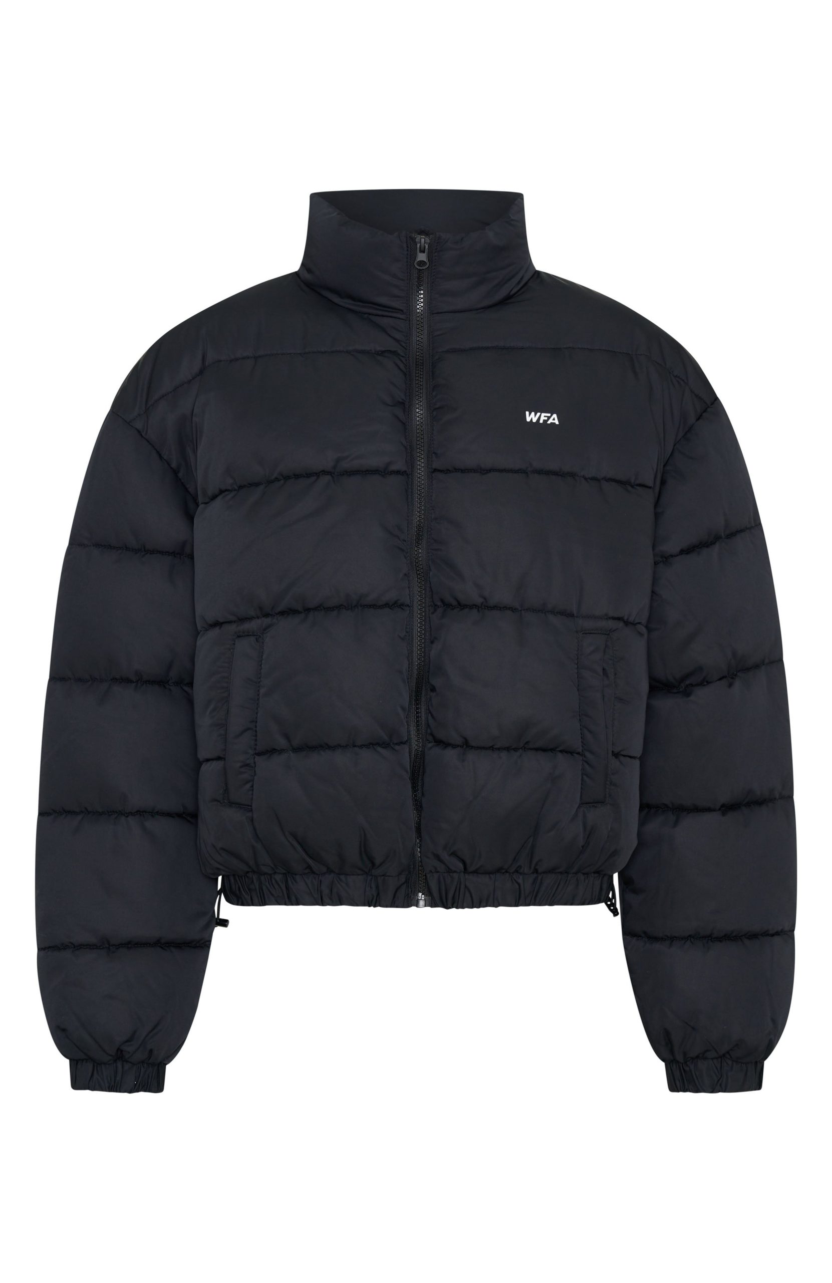 Summit Zip Through Puffer Black - Image 5