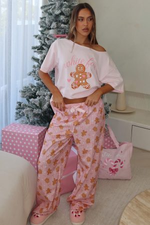 Sweetheart Pyjama Pants Gingerbread Twist
