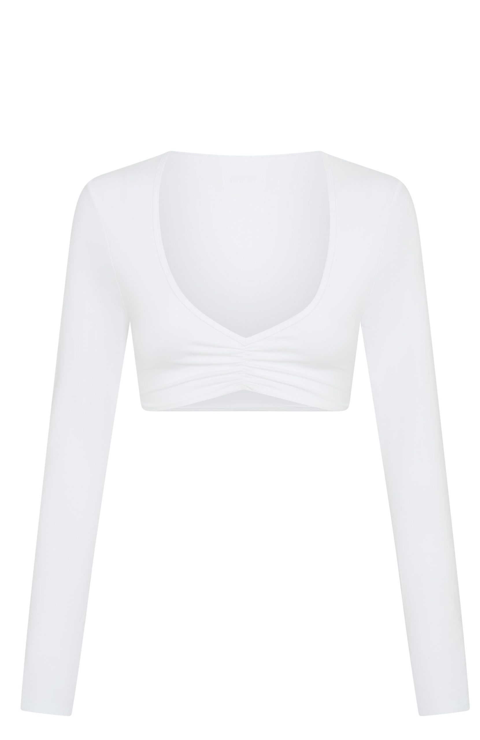 Sync Long Sleeve Crop White - Image 5