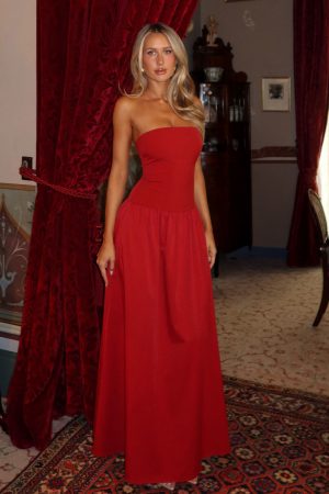 Take Back Maxi Dress Red