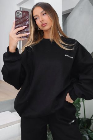 Test Drive Oversized Sweater Black