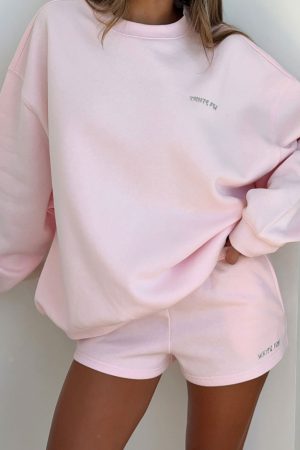 Test Drive Oversized Sweater Icy Pink