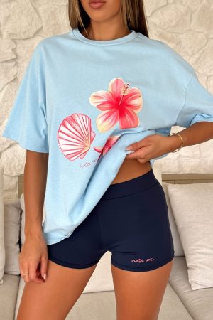 Treasured Memories Bike Shorts Navy