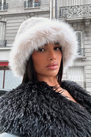 Trixie Faux Fur Hat Cream