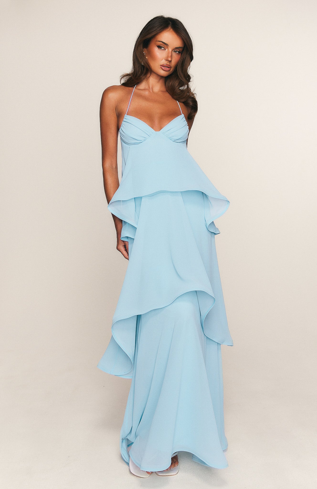 Twirl With Me Maxi Dress Baby Blue - Image 2