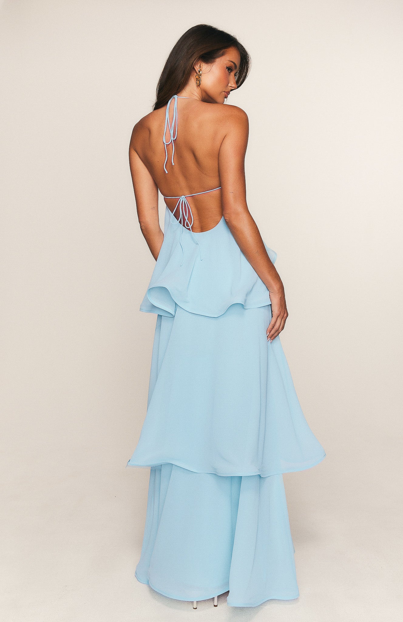 Twirl With Me Maxi Dress Baby Blue - Image 3