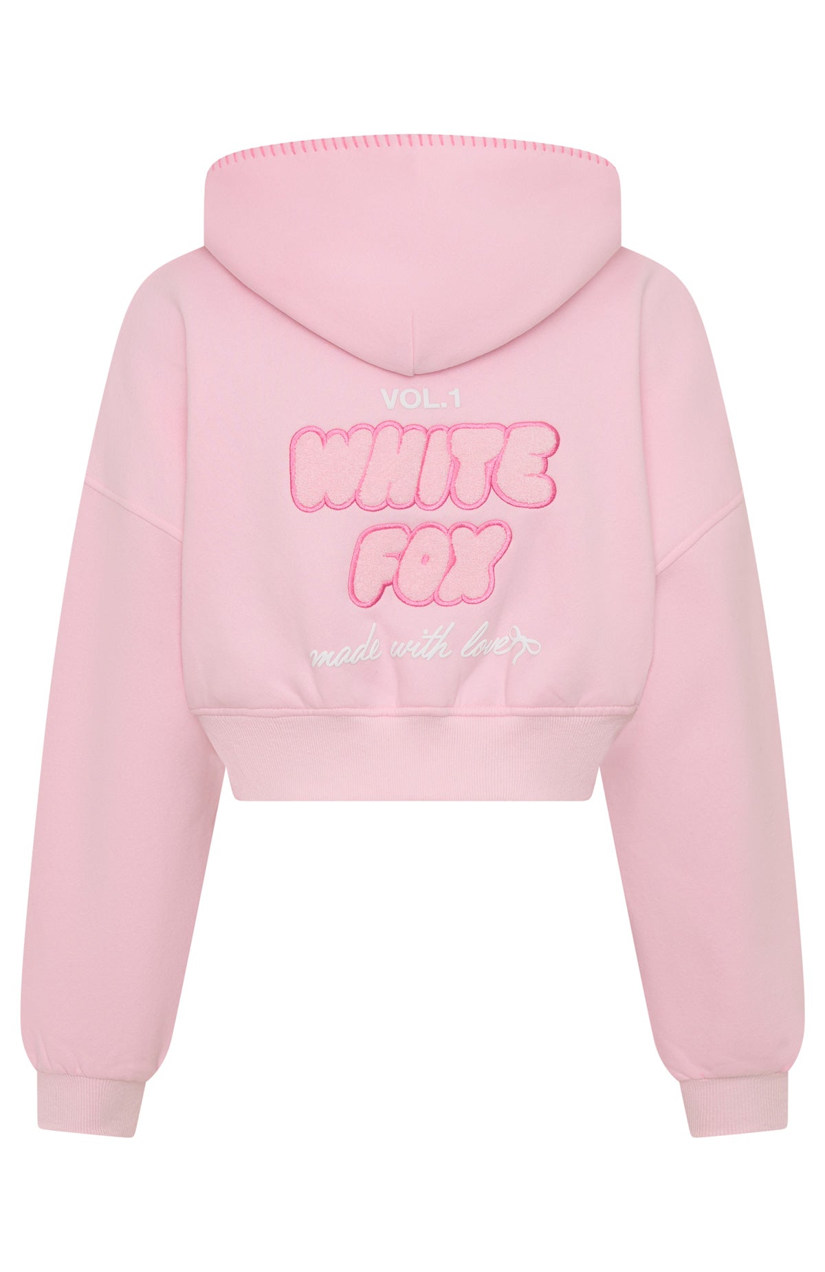 Vol. 1 Cropped Zip Front Hoodie Posy - Image 8