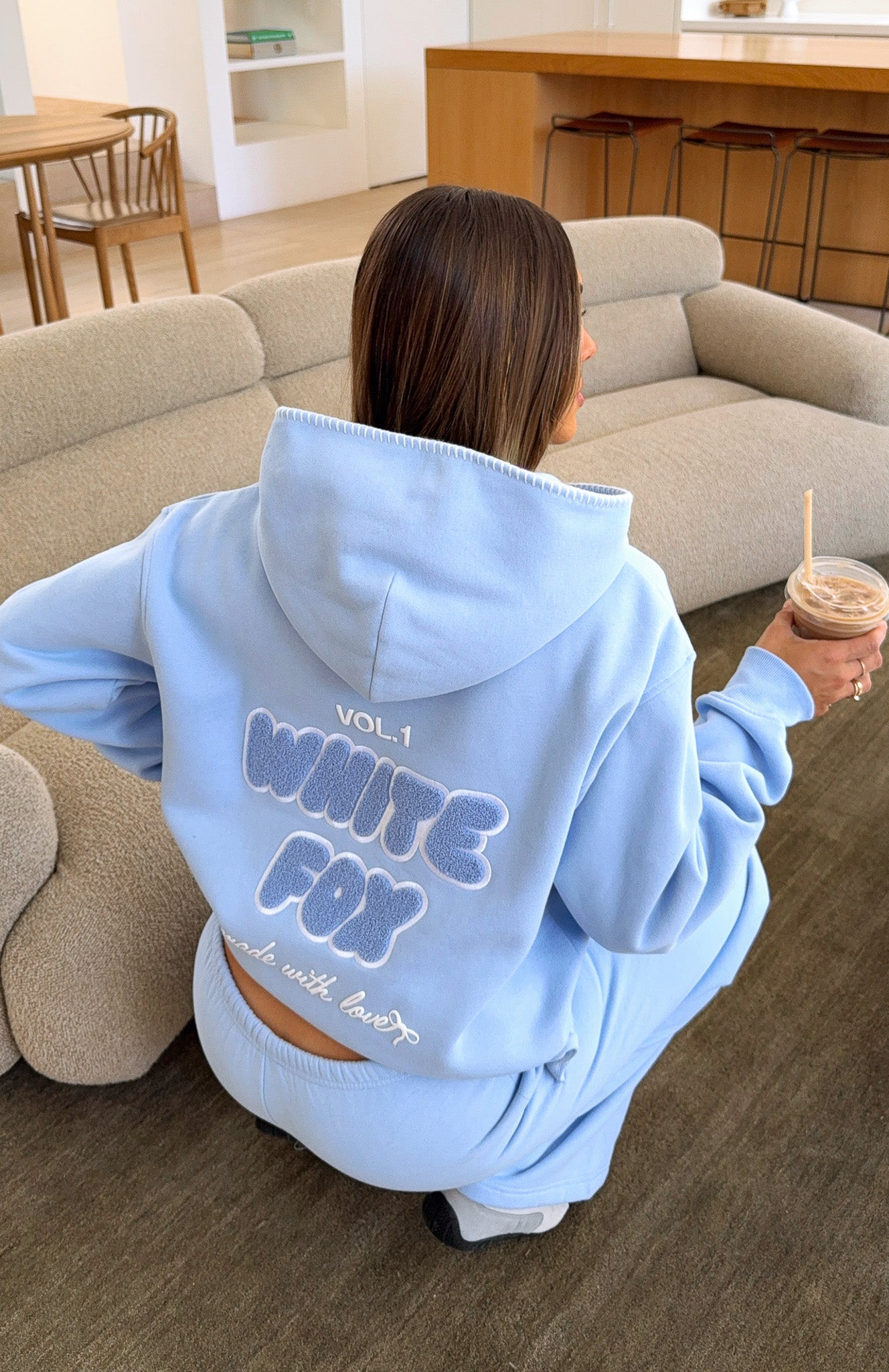 Vol. 1 Oversized Hoodie Blue - Image 7