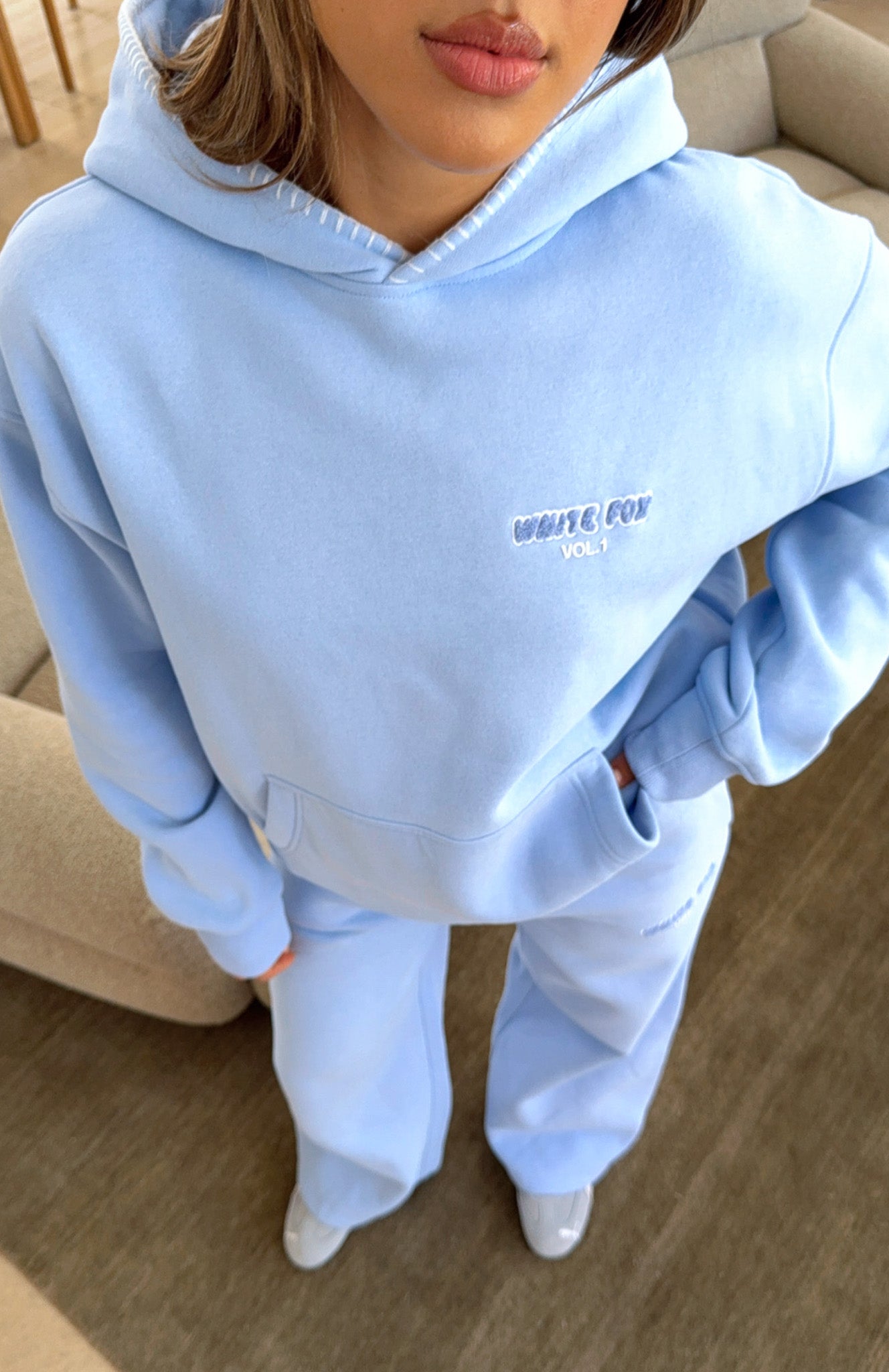 Vol. 1 Oversized Hoodie Blue - Image 2