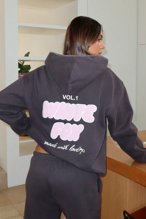 Vol. 1 Oversized Hoodie Charcoal