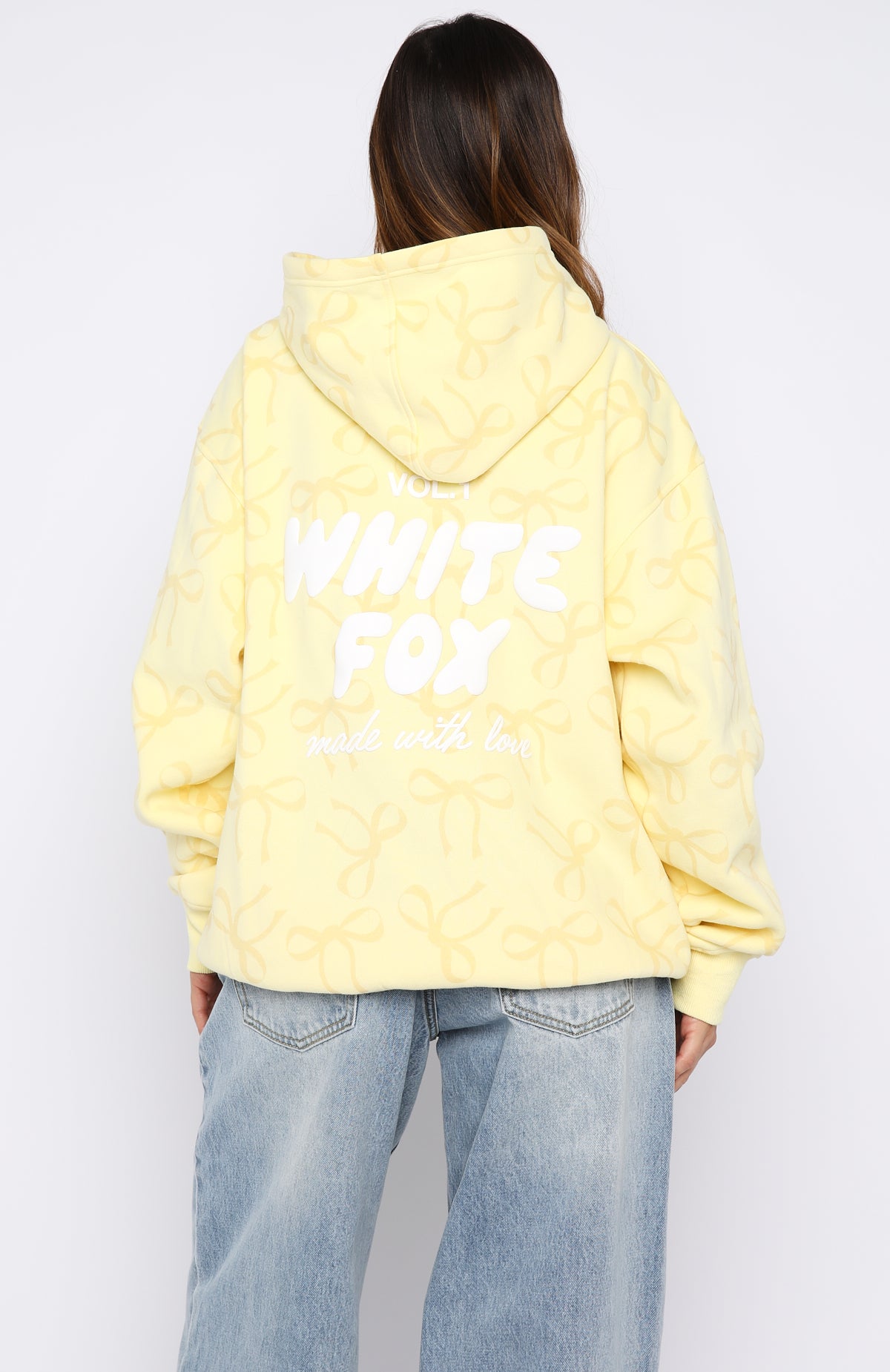 Vol. 1 Oversized Printed Hoodie Lemon Bow - Image 5