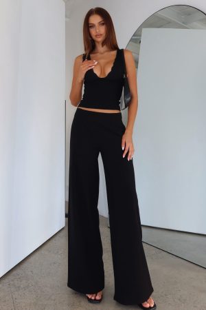 Walk With You Pants Black