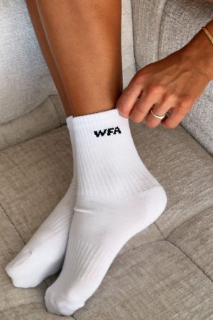 WFA 2 Pack Socks White/Black