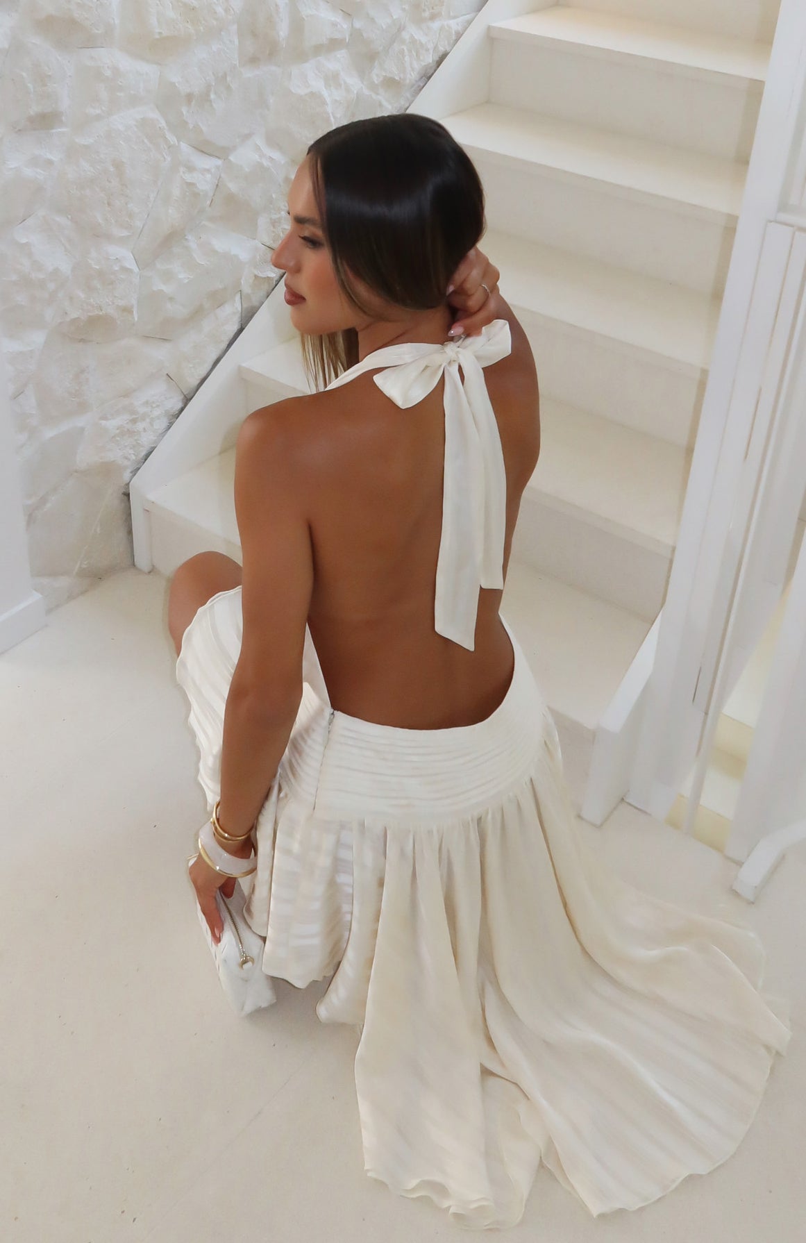 What I'm Searching For Mini Dress Cream - Image 2