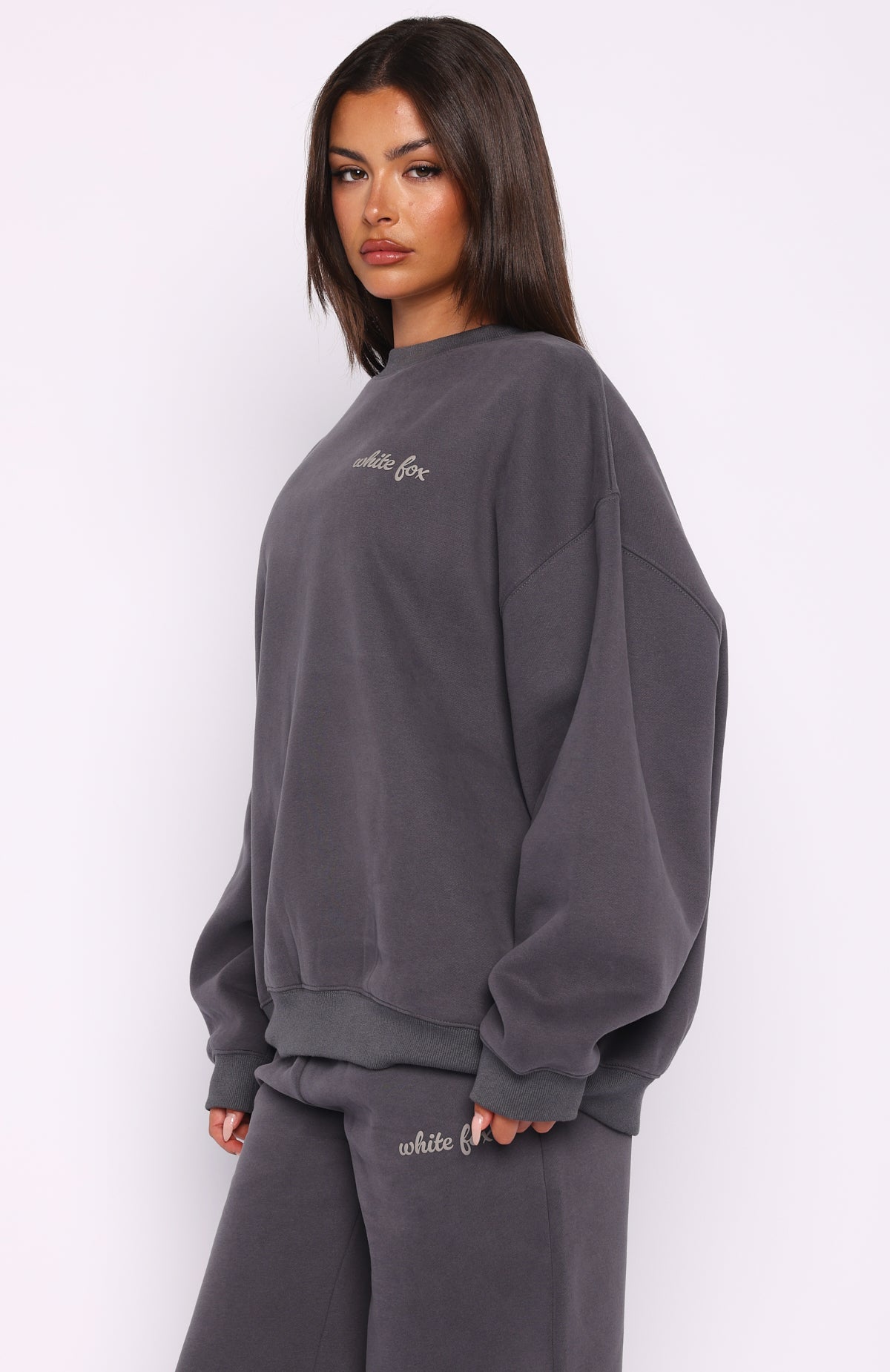 Why Won't You Oversized Drop Shoulder Sweater Volcanic - Image 4