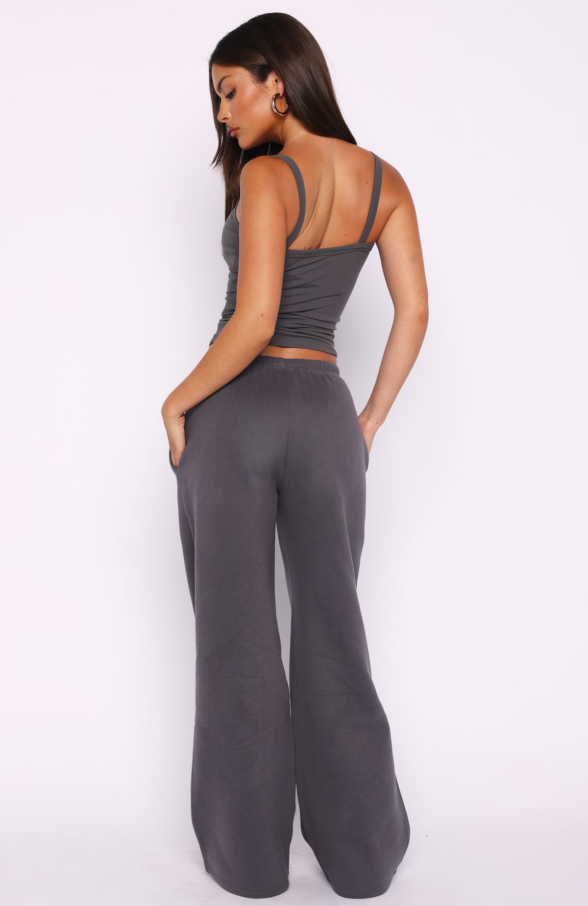 Why Won't You Wide Leg Sweatpants Volcanic - Image 4