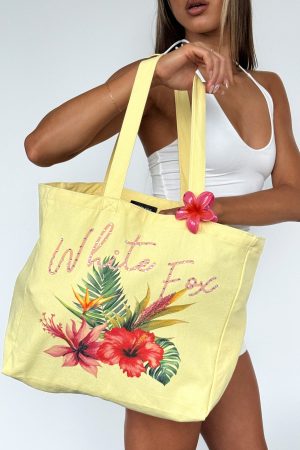 Wild Dreams Tote Bag Lemon
