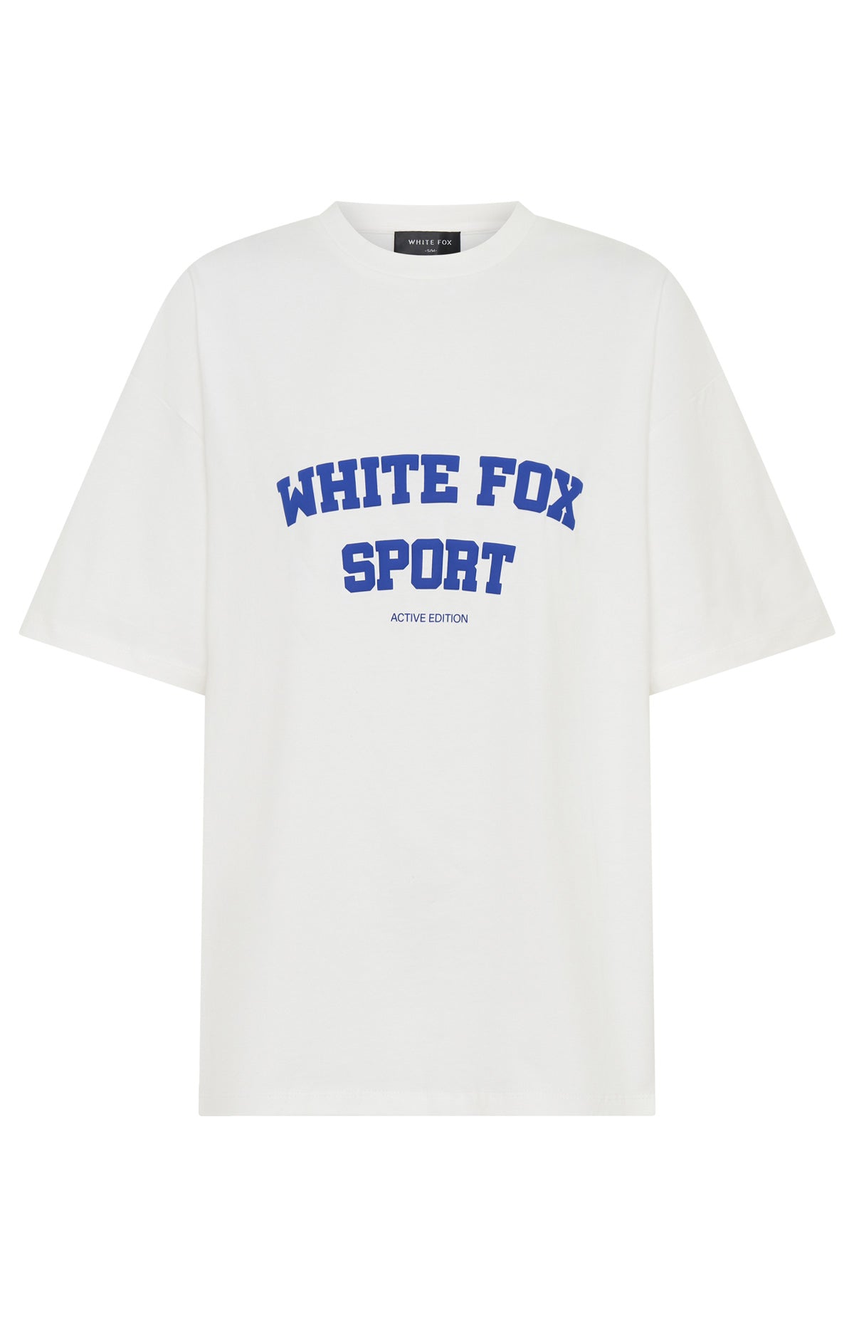 Winning Team Oversized Tee White/Electric Blue - Image 5