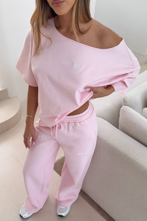 Wishing For It Off Shoulder Oversized Tee Posy