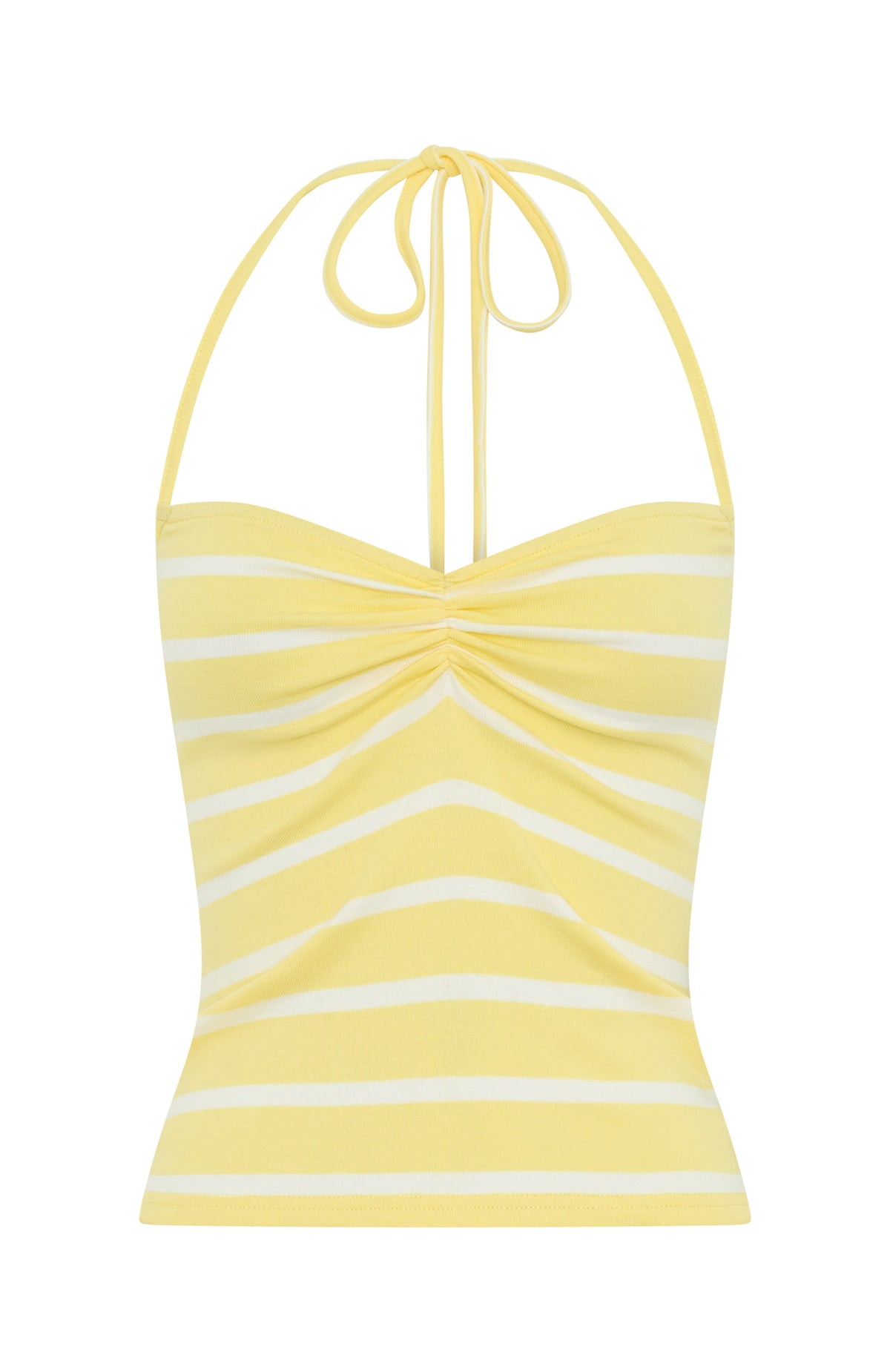 You Said Forever Halter Top Lemon Stripe - Image 7