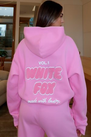 Vol. 1 Oversized Hoodie Bubblegum