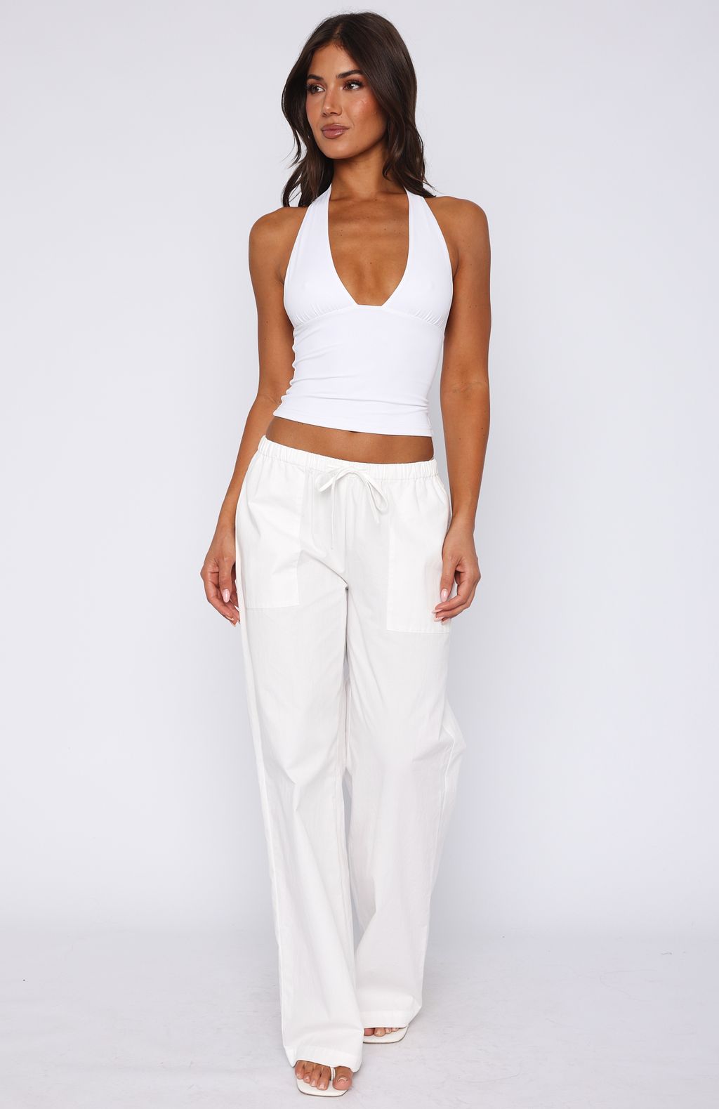 Sweet Like Me Wide Leg Pants White - Image 2