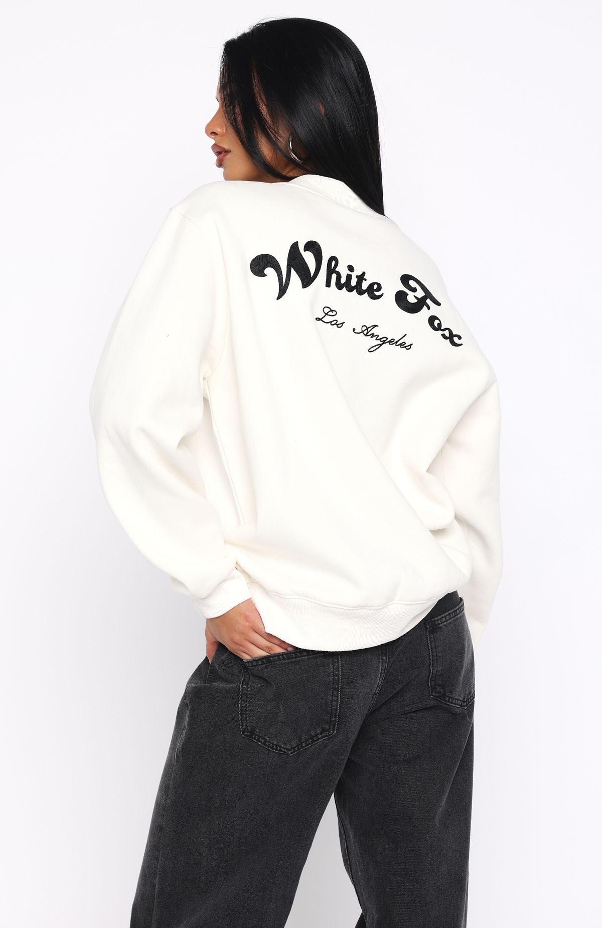 Through Thick And Thin Oversized Sweater Cream - Image 5