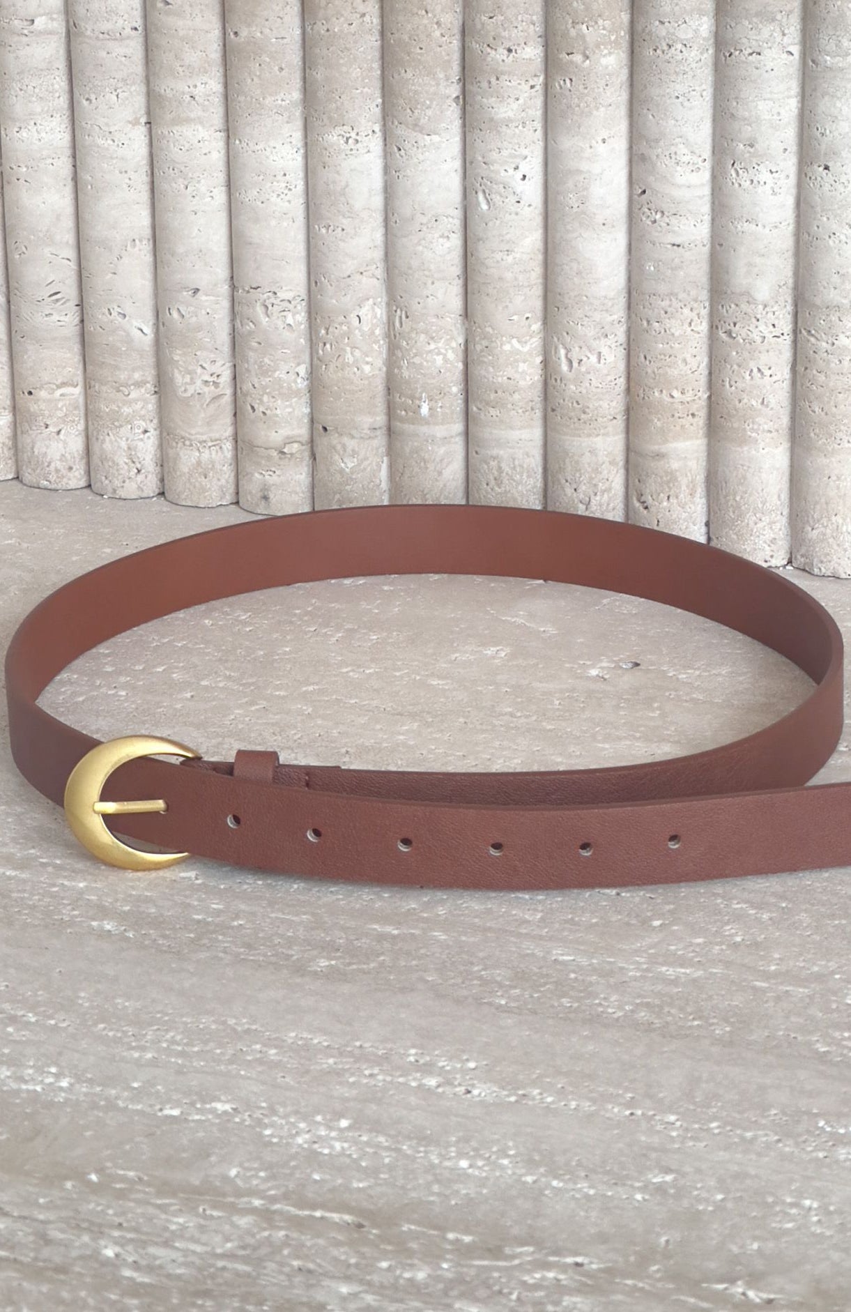 Titan Belt Burnt Caramel/Vintage Gold - Image 3