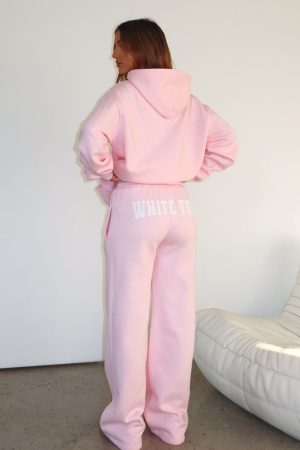 Shout It Out Wide Leg Sweatpants Pink