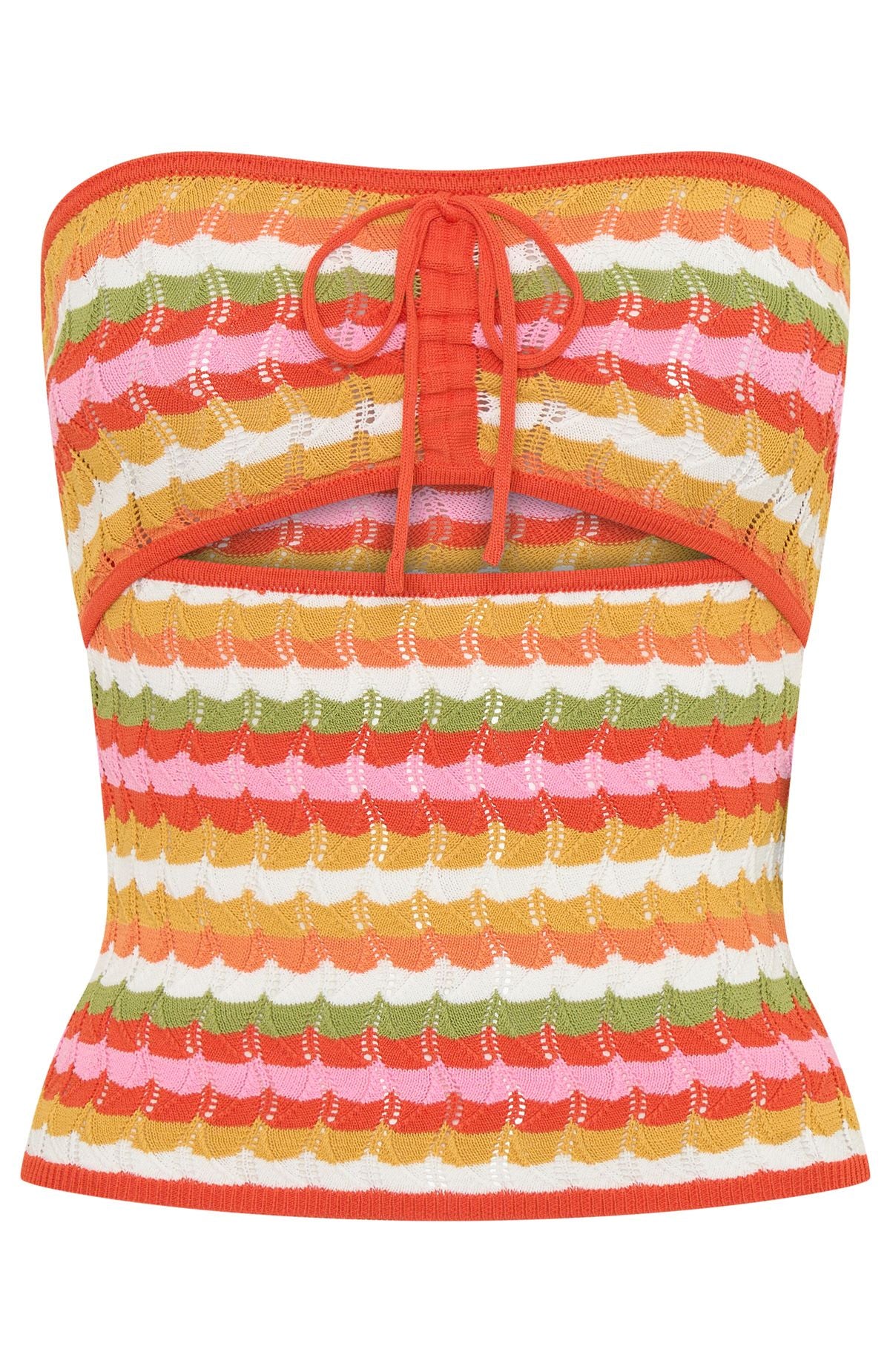 Past Curfew Strapless Knit Top Sugar And Sweets - Image 6