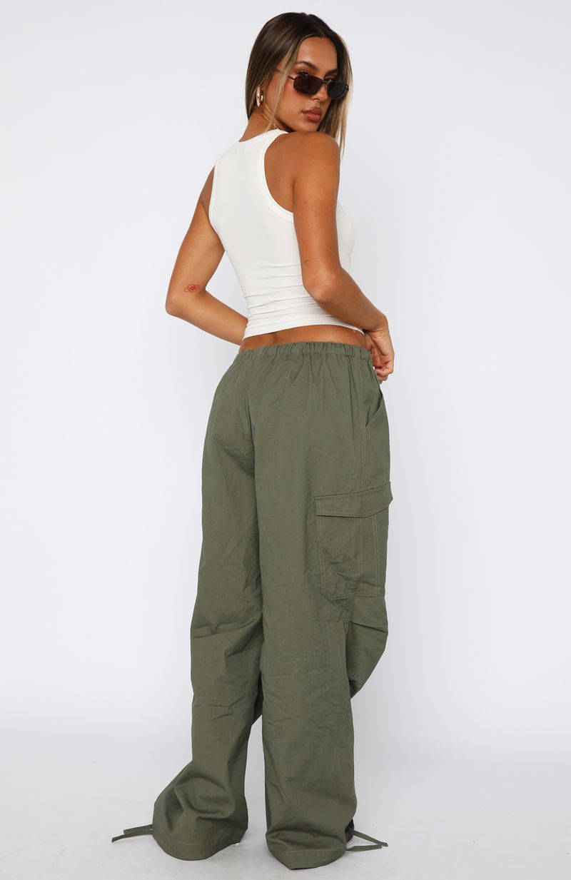 Commodity Parachute Pants Khaki - Image 4
