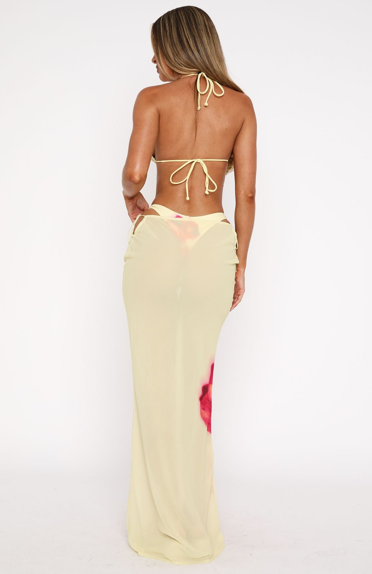 Luminous Maxi Skirt Lemon Lush - Image 4