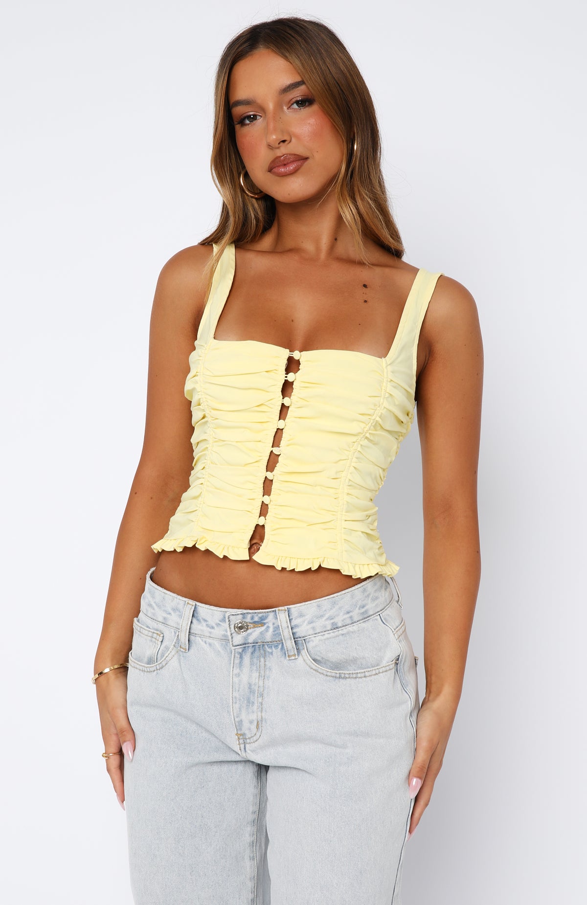 Bare With Me Bustier Lemon - Image 2