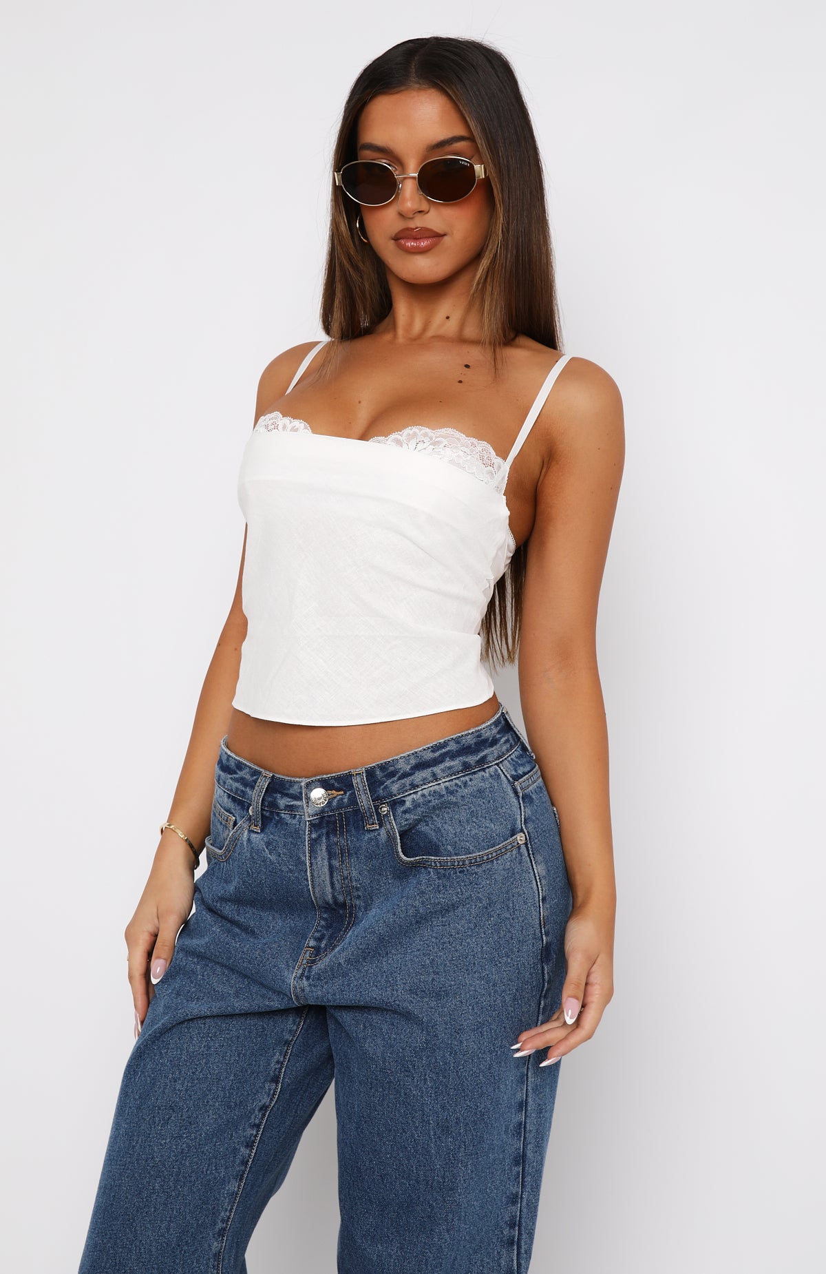 Tell Me All About It Top White - Image 2