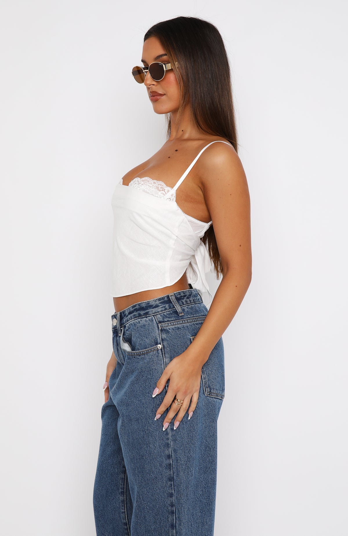 Tell Me All About It Top White - Image 3